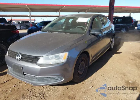 2014 Volkswagen Jetta 2.0L S из США, поврежденный, VIN 3VW2K7AJXEM288002